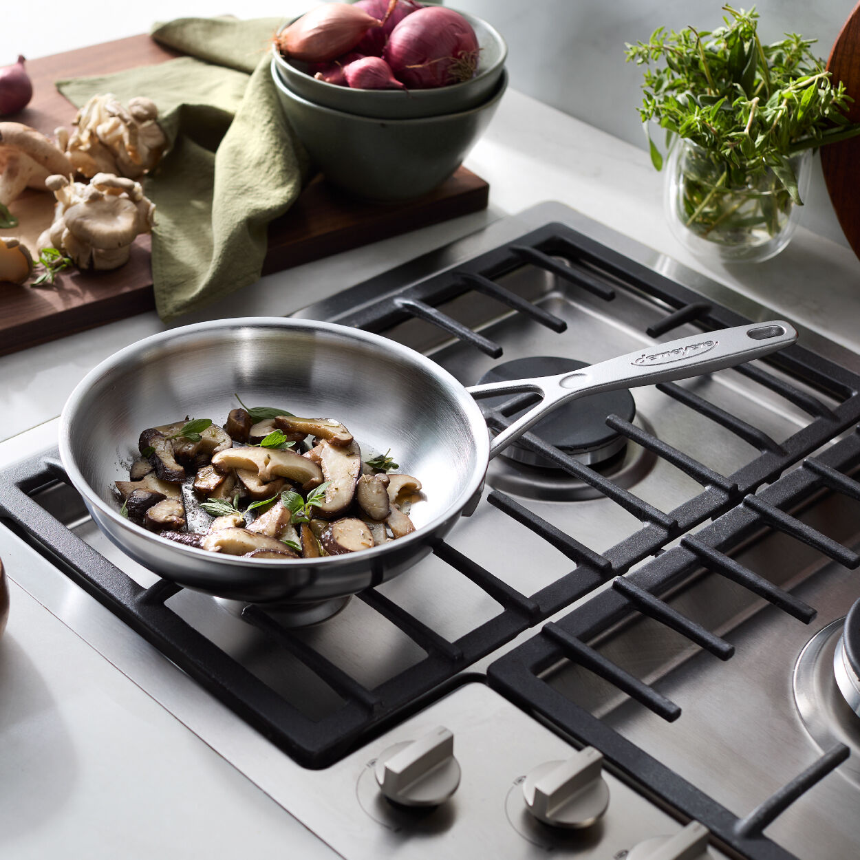 Buy Demeyere Industry 5 9.5-inch, 18/10 Stainless Steel, Frying